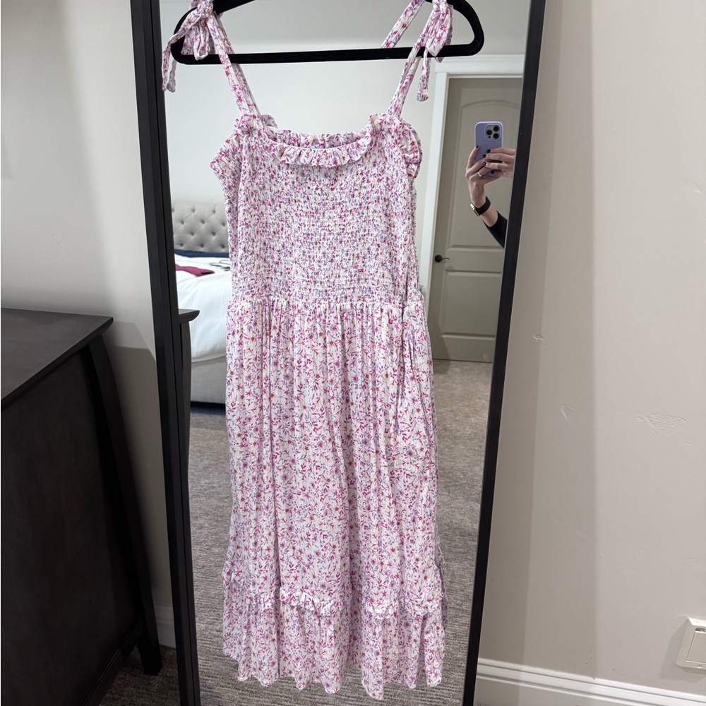 Draper James Pink Floral Kids Dress